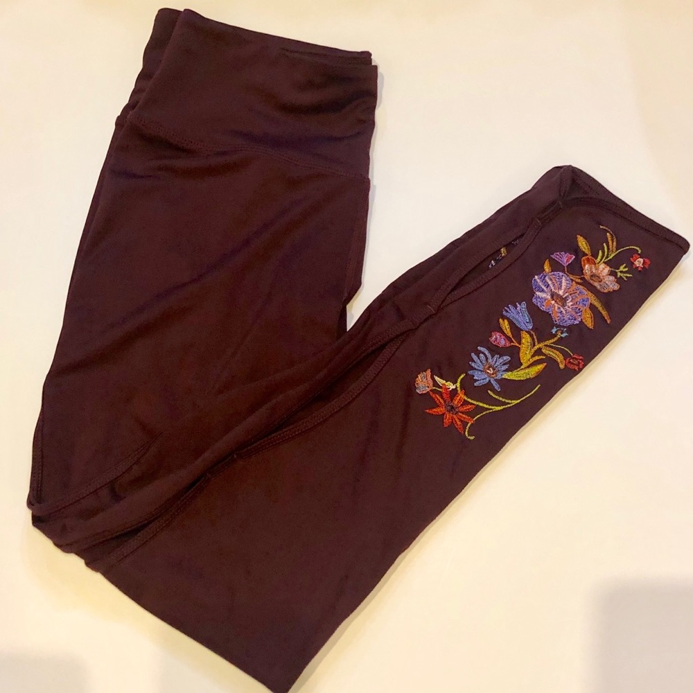 Burgundy Yoga Pants Urban Outfitters